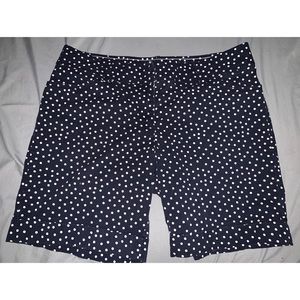 Tommy Hilfiger Navy&White Polka Dot Bermuda Shorts